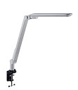 【中古】 パナソニック LEDデスクライト クランプ型 文字くっきり光 昼光色 調光 ライトグレー SQ-LC518-W(2)