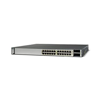 【中古】 CISCO シスコ Catalyst 3750E-24TD-S スタッカブル マルチレイヤ 10Gイーサネットスイッチ WS-C3750E-24TD-S