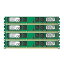 【中古】 キングストン Kingston デスクトップ PCメモリ DDR3-1333 (PC3-10600) 8GBx4枚 CL9 1.5V Non-ECC DIMM 240pin KVR1333D3N9K4 32G