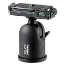 【中古】 Velbon 自由雲台 QHD-73Q 大型 底面径64mm クイックシュー対応 アルミ製 471727