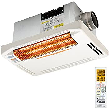 【中古】 高須産業 (TSK) 浴室換気乾燥暖房機 (天井取付タイプ・1室換気タイプ) ホワイト BF-261RGA