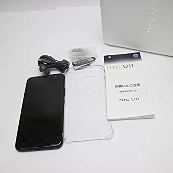 【中古】 HTC U11 SoftBank [ブリリアント ブラック]