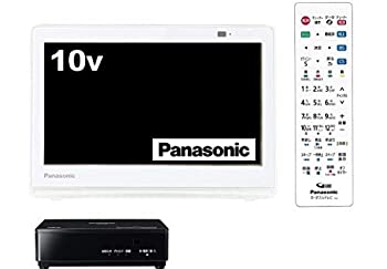 【中古】 パナソニック 10V型 液晶 テレビ プライベート・ビエラ UN-10CT8-W 2018年モデル