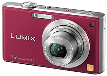 【中古】 パナソニック デジタルカメラ LUMIX ルミックス FX40 フレッシュレッド DMC-FX40-R