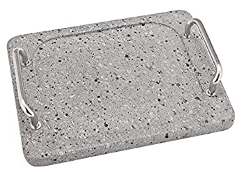 【中古】 池永鉄工 溶岩石プレート ガス火専用 グレー サイズ 約25.1×20.2×高さ5.1cm