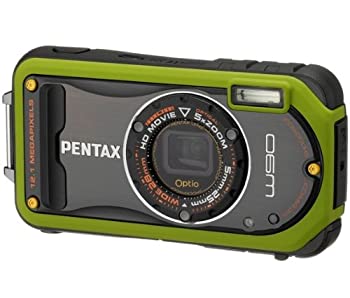 【中古】 PENTAX 防水デジタルカメラ Optio W90 ピスタチオグリーン OPTIOW90PG