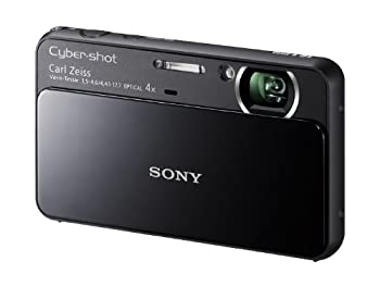 【中古】 ソニー SONY デジタルカメラ Cybershot T110 1610万画素CCD 光学x4 ブラック DSC-T110/B