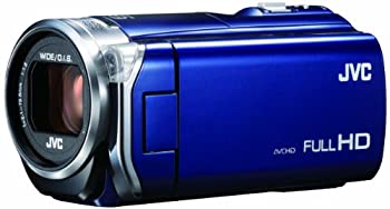 【中古】(未使用品) JVC KENWOOD ビデオカメラ EVERIO GZ-E565 内蔵メモリー32GB ロイヤルブルー GZ-E565-A