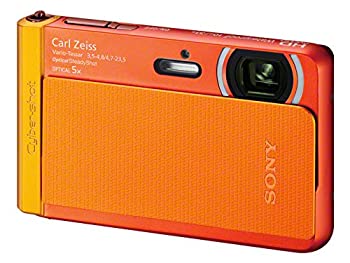 【中古】(未使用品) SONY デジタルカメラ Cyber-shot TX30 光学5倍 オレンジ DSC-TX30-D