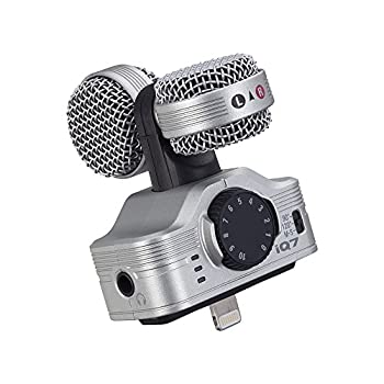【中古】 ZOOM ズーム MSステレオマイクロフォン iPhone/iPad 用 iQ7