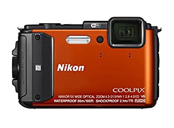 【中古】 Nikon ニコン デジタルカメラ COOLPIX AW130 オレンジ
