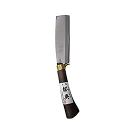 【中古】 五十嵐刃物工業 鋼典 鋼付 最高級鞘鉈 鍔付 コブ柄 片刃 180mm C-21