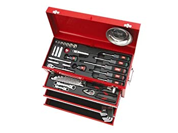 【中古】 京都機械工具 KTC 整備用工具セット チェストタイプ SK3567X