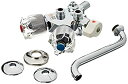 【中古】 KVK ソーラー2ハンドル混合水栓専用形 KM50NC