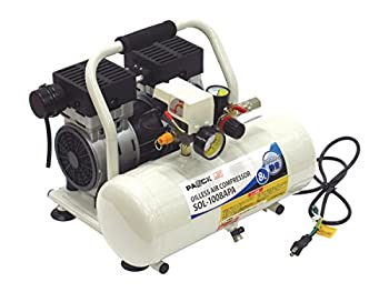 【中古】 パオック PAOCK 静音 アルミタンク オイルレス エアーコンプレッサー SOL-1008APA 8L