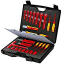 【中古】 KNIPEX クニペックス 絶縁工具セット 26点セット 989912