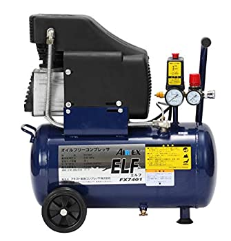 【中古】 アネスト岩田 オイルフリーコンプレッサ エルフ FX7401