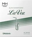 【中古】 D'Addario WoodWinds ダダリオ リード アルトサックス用 LA VOZ RJC10MH 硬さ:Medium Hard 10枚入り