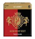 【中古】 D'Addario WoodWinds ダダリオ リード Bbクラリネット用 GRAND CONCERT SELECT THICK BLANK FILED RGT10BCL300 硬さ:3.0 10枚入り