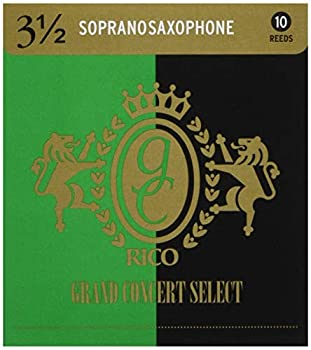 【中古】 D'Addario WoodWinds ダダリオ リード ソプラノサックス用 GRAND CONCERT SELECT RGC10SSX350 硬さ:3.5 10枚入り