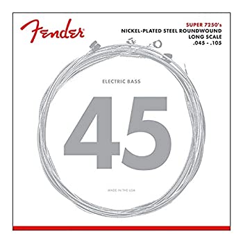 【中古】 Fender フェンダー エレキベース弦 7250 Bass Strings Nickel Plated Steel Long Scale 7250M .045-.105