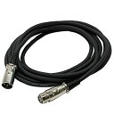 【中古】 TECH マイクケーブル XLR オス XLR メス 5m TMCC-5 ブラック