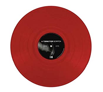 【中古】(未使用品) Native Instruments DJアクセサリー TRAKTOR Scratch Control Vinyl MK2 Red