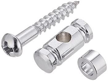 【中古】 SCUD ストリングリテイナー ギター用 円筒型 2.5mmスペーサー クローム SR-GB25C