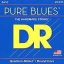 【中古】 DR デーアール ベース弦 PURE BLUES カンタム ニッケル .045-.105 PB-45