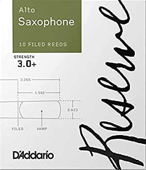 【中古】 D'Addario WoodWinds ダダリオ リード アルトサックス用 RESERVE DJR10305 硬さ:3.0+ 10枚入り