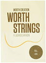 【中古】 Worth Strings BL ウクレレ弦 ブラウンライト 46 インチ フロロカーボン