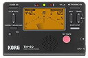 【中古】 KORG コルグ コルグ チューナー メトロノーム 同時に使える TM-60 BK ブラック 吹奏楽 ブラスバンド オーケストラ