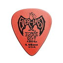 【中古】 ERNIE BALL 9194 ギターピック RED EVERLAST ティアドロップ 1.14mm デルリン レッド 12枚 パック