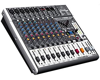 【中古】 Behringer アナログミキサー 12チャンネル2バス 1ノブコンプ エフェクト USBオーディオインターフェース XENYX X1222USB