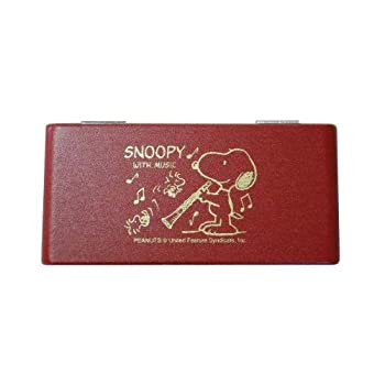 【中古】 SNOOPY スヌーピー B♭クラリネット用 リードケース 10枚入タイプ レッド