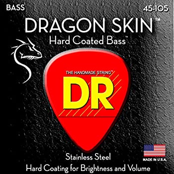 【中古】 DR ベース弦 DRAGON SKIN ステンレス クリア コーテッド .045-.105 DSB-45