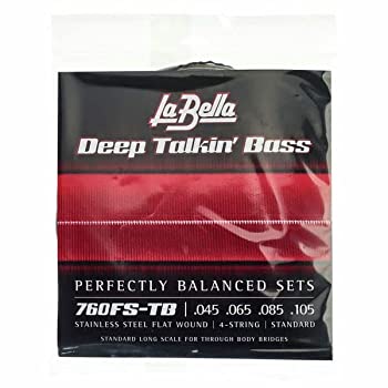 Other - 【中古】 La Bella 760FS Deep Talkin' Bass Standard 045-105 Stainless Flat Wound
