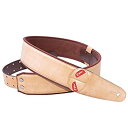 【中古】 RightOn STRAPS ギターストラップ 幅 6cm 長さ 95~150cm CHARM ベージュ