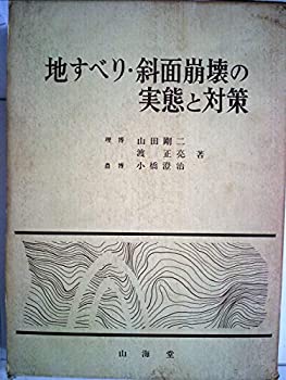 【中古】 地すべり・斜面崩壊の実態と対策 (1971年)