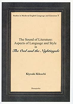 楽天バリューコネクト【中古】 The Sound of Literature Aspects of Language and Style in The Owl and the Nightingale