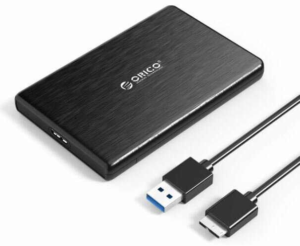 【処分特価】 ORICO 2189U3 2.5インチ HDD SSD ケース USB3.0 SATA 3.0 UASP 工具不要 9.5mm 7mmハードディスクケース オリコ (C)