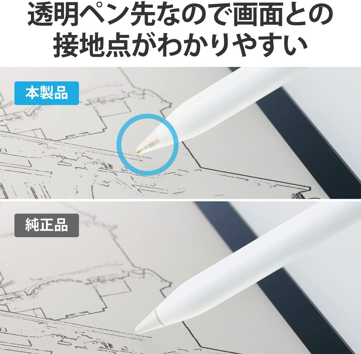 ELECOM Apple Pencil ���� �� Ʃ�� �ڥ��� 3�ĥ��å� �ڥ��褬Ʃ���Ǹ��䤹�� ������Ʊ���� ��1���� ��2���� �б� ���饹������ ̡������ ��� ͽ�� ���ڥ� ���åץ�ڥ󥷥� iPad Air mini Pro ���쥳�� �ۥ磻�� P-TIPAPY01CR (C)
