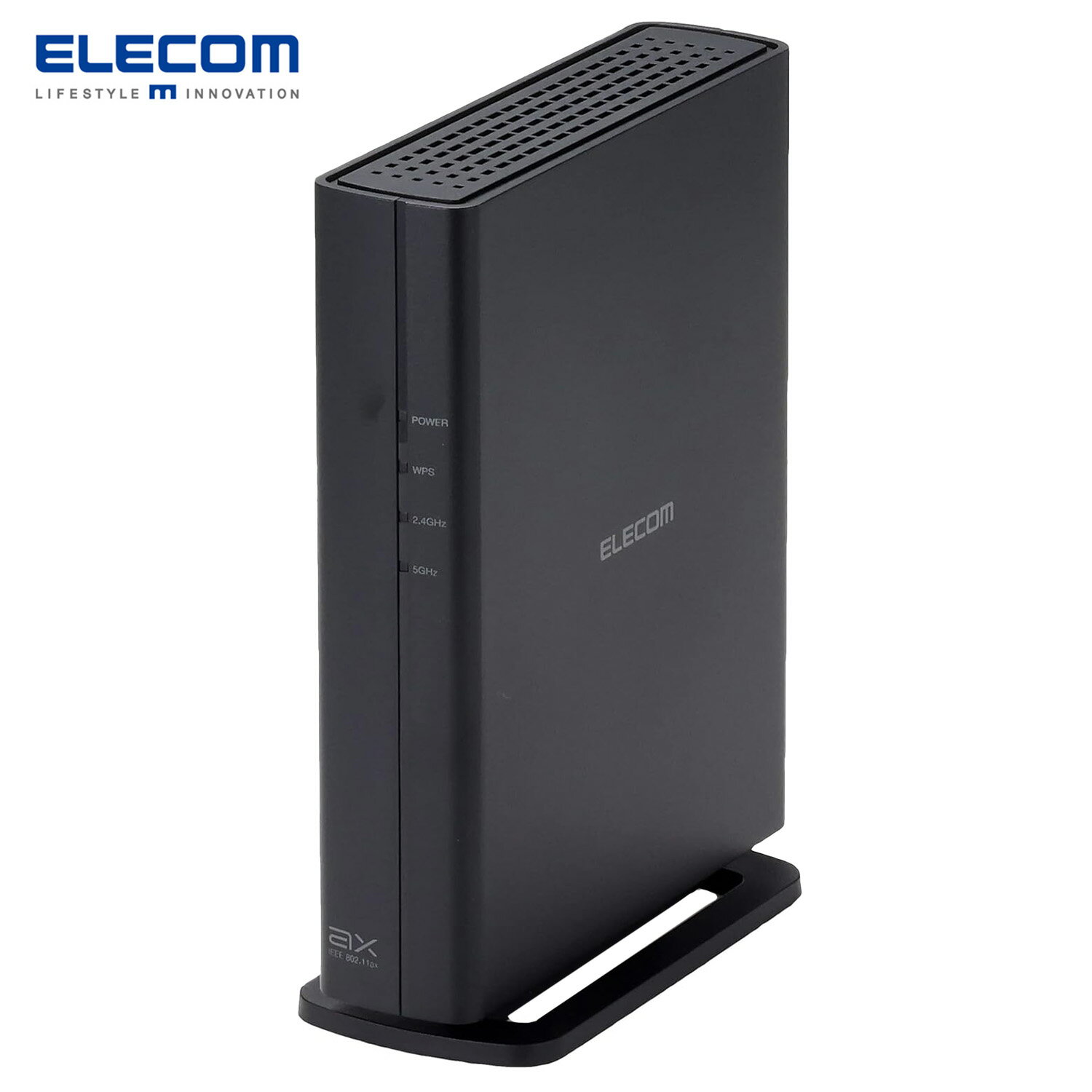 ELECOM WRC-X1800GSA-B Wi-Fi ルーター 無線LAN Wi-Fi6 11ax 1201 574Mbps IPv6 IPoE 対応 DXアンテナ監修 内蔵アンテナ搭載 セキュリティー WiFi ブラック WRC-X1800GSA エレコム (R)