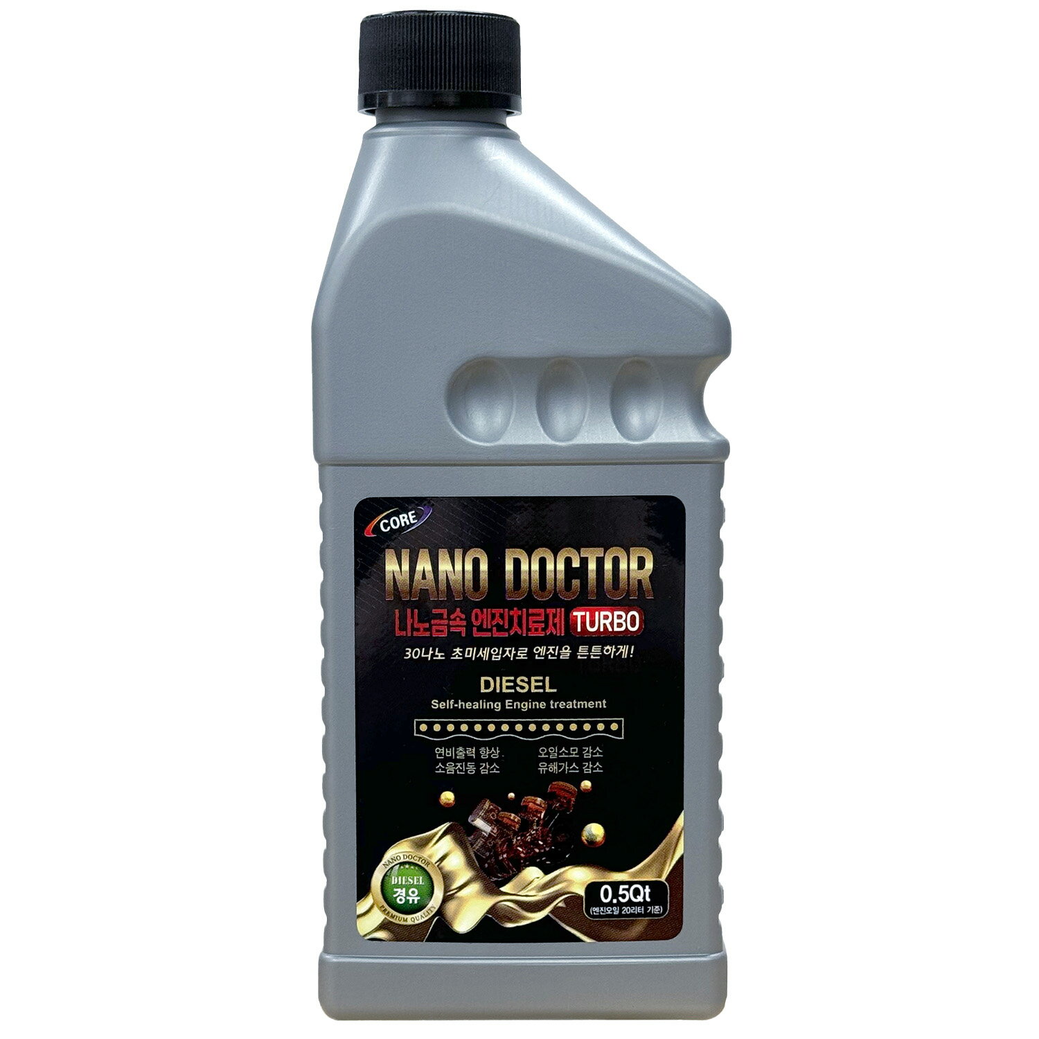 CORE NANO DOCTOR TURBO 500mL ディーゼル トラック 重機車 エンジンオイル添加剤 CO2削減 冷却 燃費向..