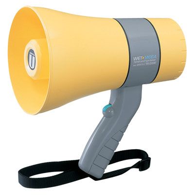 ユニペックス UNI-PEX TR-215WA トラメガ拡声器 防滴 6W メガホン ホイッスル付