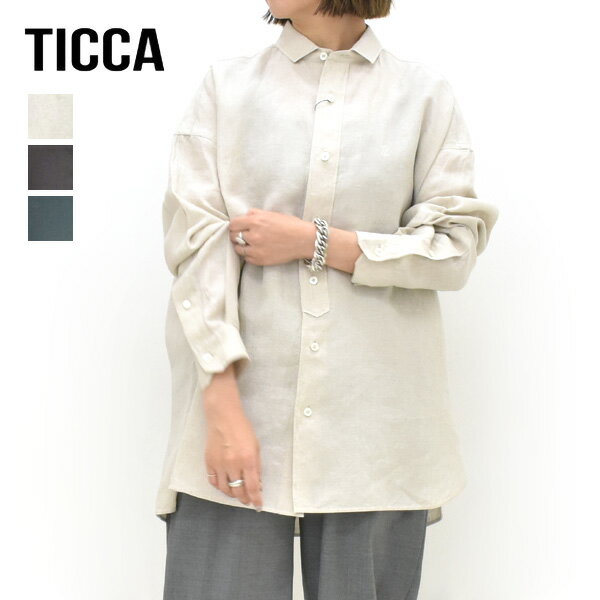 楽天市場】ticca リネン（シャツ・ブラウス｜トップス）：レディース