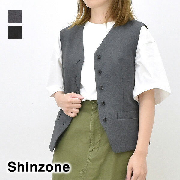 【24MID-SUMMER】THE SHINZONE シンゾーン クライスラージレ ベスト CHRYSLER GILET 24MMSJK02