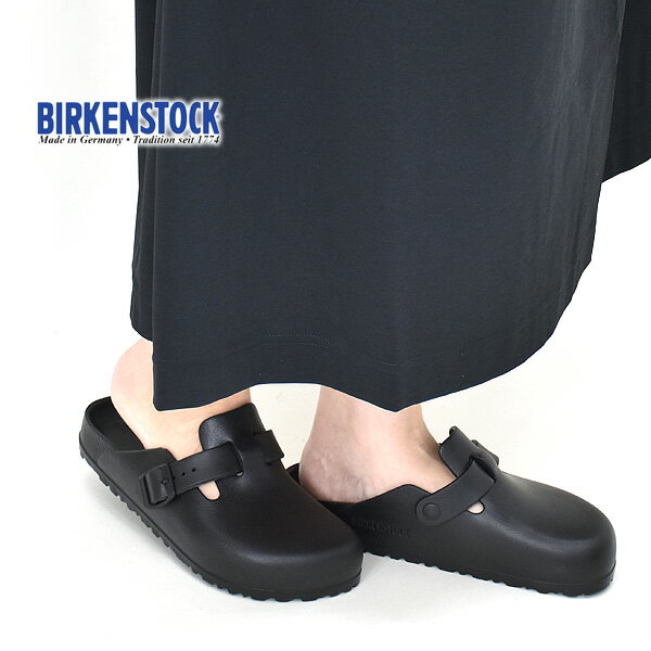 Rakuten - ＼最大2000円OFFクーポン!スーパーSALE!6/11(木)01:59まで／BIRKENSTOCK ビルケンシュトック ボストン Boston EVA 127103 メンズ レディース【ブラック】【送料無料】