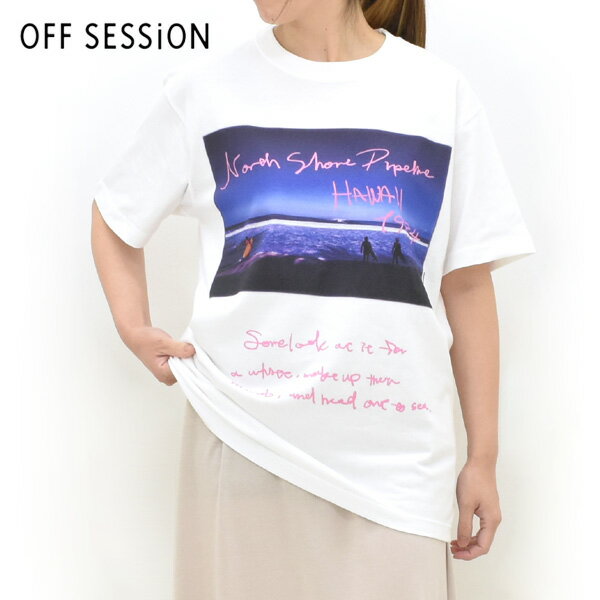 Rakuten - OFF SESSiON オフセッション サーフフォトグラフィックプリントTシャツ 