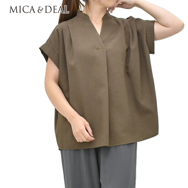 MICA&DEAL マイカアンドディール タックショルダーブラウス 0126201105 レディース